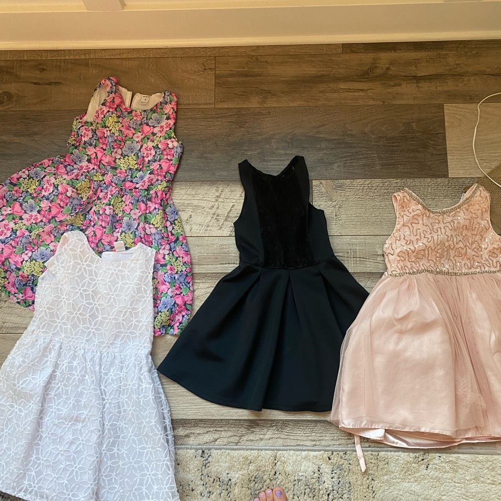 4 semi fancy dresses